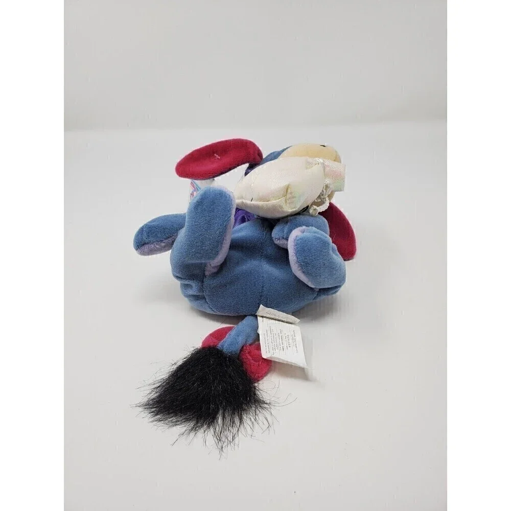 THE DISNEY STORE SUGAR PLUM FAIRY EEYORE BEAN BAG PLUSH TOY EXCLUSIVE RETIRED